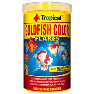 Alimento Tropical Goldfish Color Flakes 100g Escamas Para Carassius
