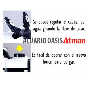 Filtro Botellon / Canister Atman AT 3337S Acuarios De 100 A 300 L