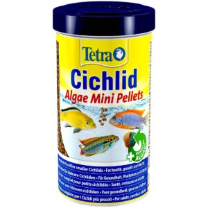 Tetra Cichlid Algae Mini Pellets 170g Alimento Con Spirulina